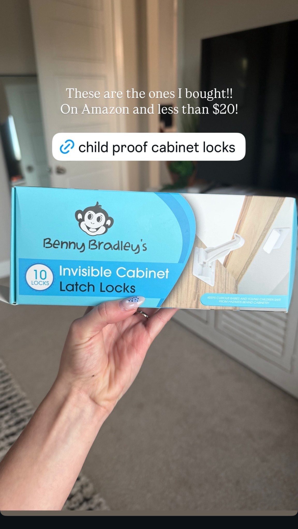 It’s time to baby proof the house! I grabbed these ones off Amazon and they don’t require a magnet to open! 

#LTKHome #LTKmomlife #LTKBaby