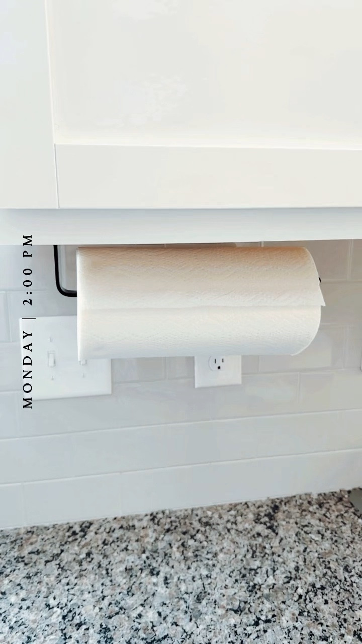 Joom Self-Adhesive Paper Towel Holder Under Cabinet Towel Holder