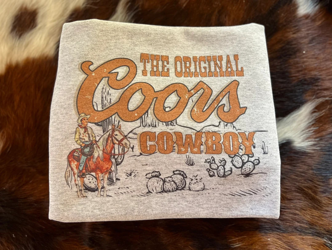 Coors Cowboy Western Sweatshirt - Etsy | Etsy (US)