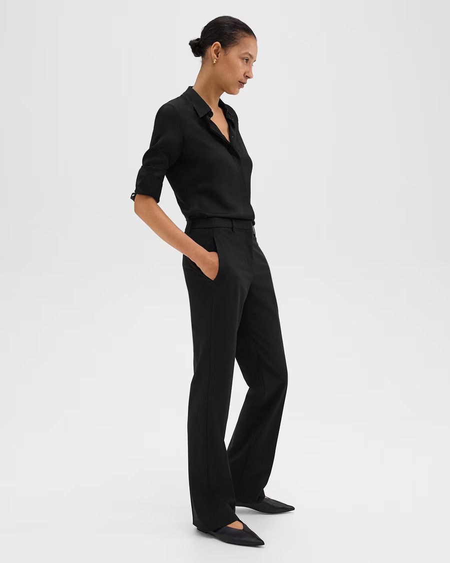 Good Wool Flared Pant | Theory | Theory UK