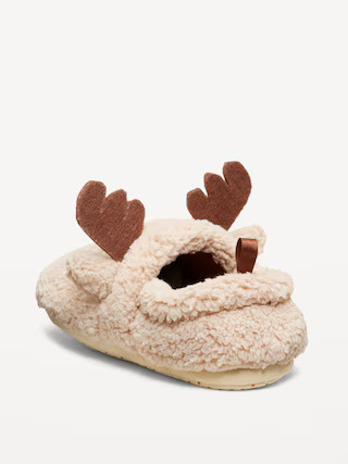 Unisex Sherpa Critter Slippers for Toddler | Old Navy (US)