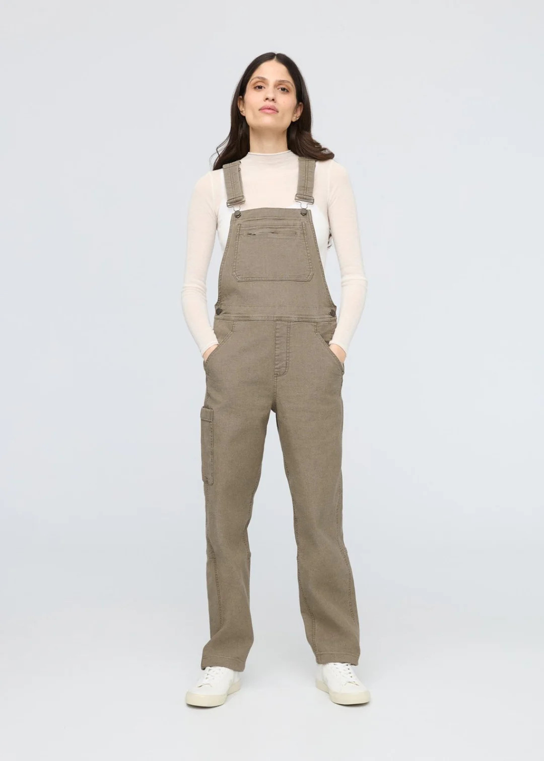 Stretch Canvas Overall - Teak | DUER