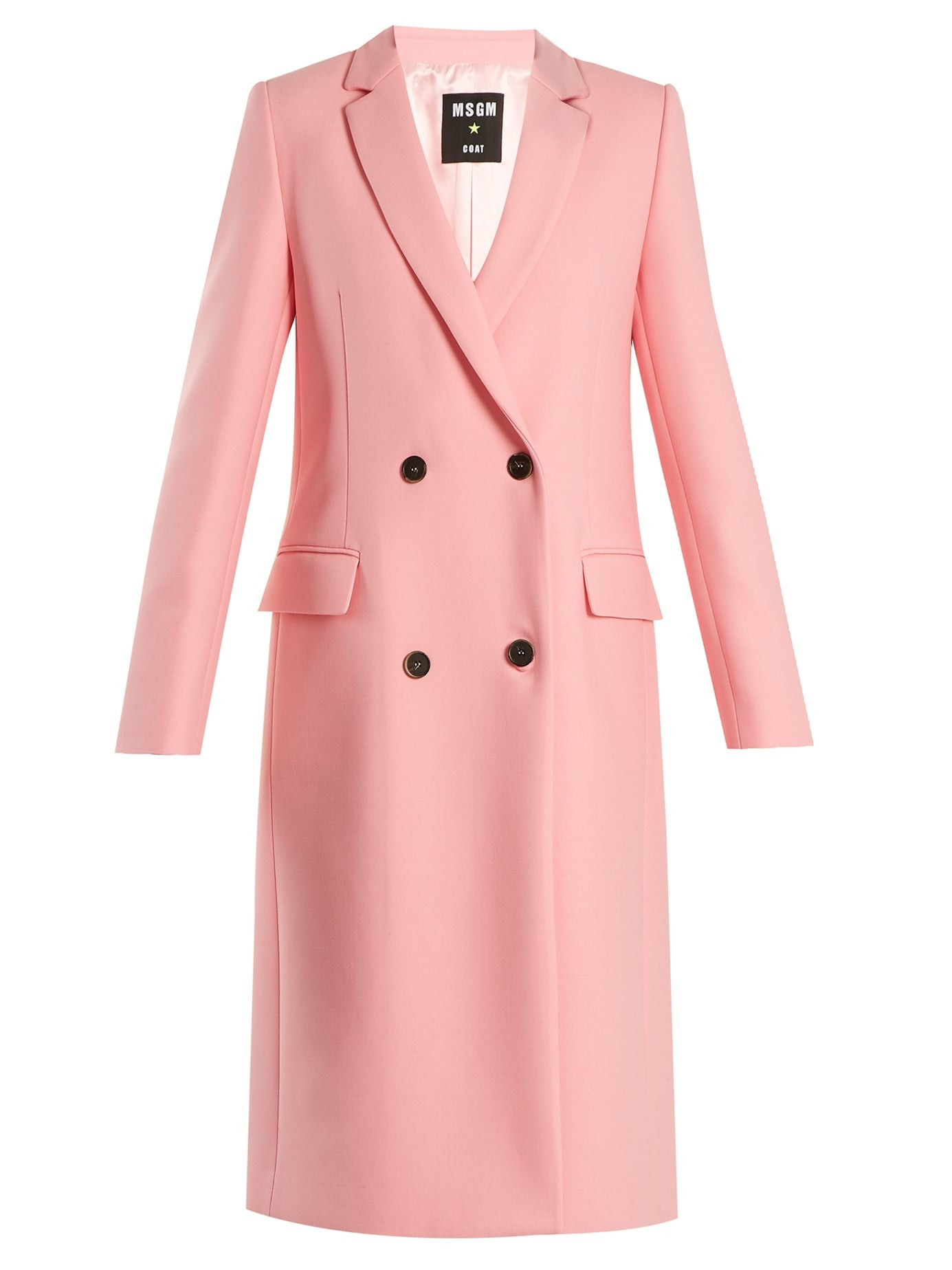 Double-breasted wool-blend coat | Matches (US)