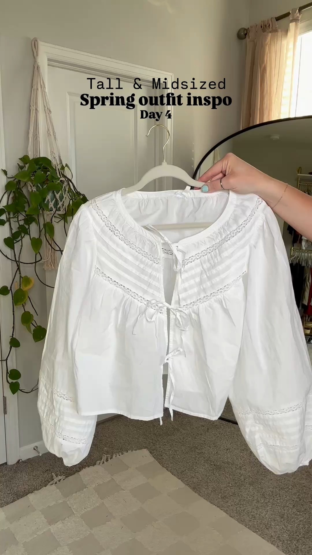 Spring outfit inspo - day 4

Large top, 31 long jeans (sized up for a relaxed fit, but can stay tts) 11 shoes 

Tall mom, tall fashion, tall girl 

#LTKMidsize #LTKOver40 #LTKWatchNow