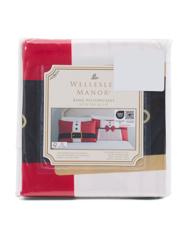 Santa Suit Pillowcase Set | TJ Maxx