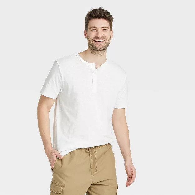 Men's Short Sleeve Henley Shirt - Goodfellow & Co™ | Target