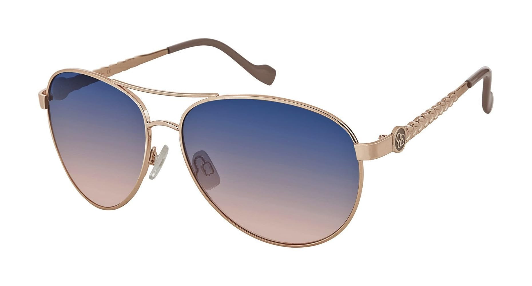 Jessica Simpson Women's J5702 Elegant Metal Aviator Pilot Sunglasses with UV400 Protection | Amazon (US)