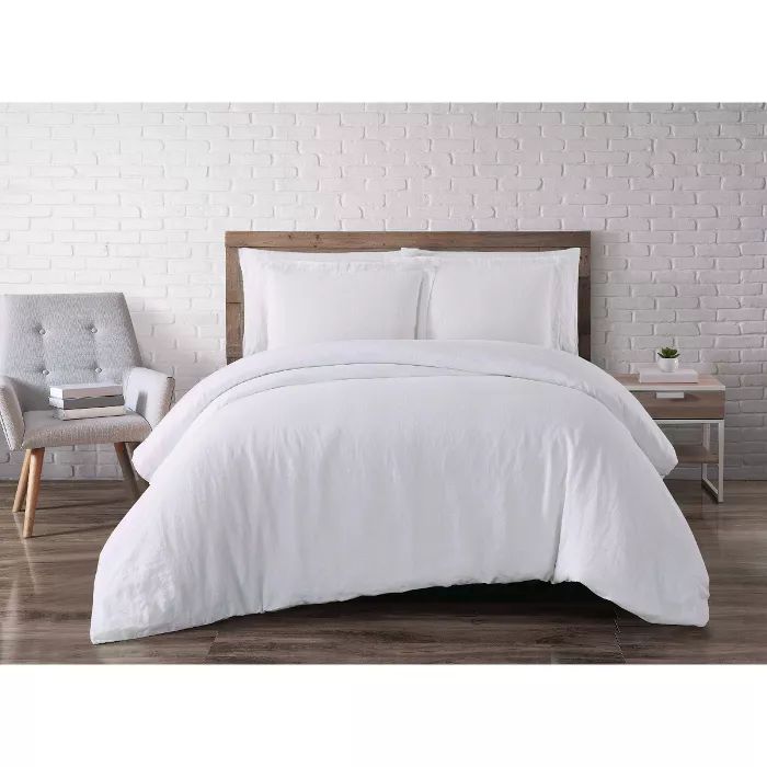 Flax Linen King  Duvet Set - Brooklyn Loom | Target