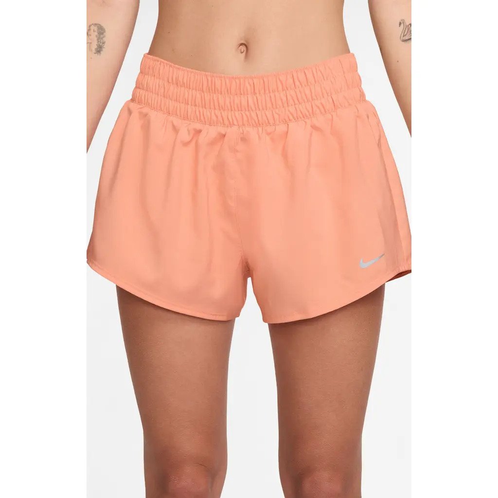 Nike Dri-FIT Mid-Rise 3-Inch Brief-Lined Shorts in 844 Aprtag/refsil at Nordstrom Rack, Size Small | Nordstrom Rack