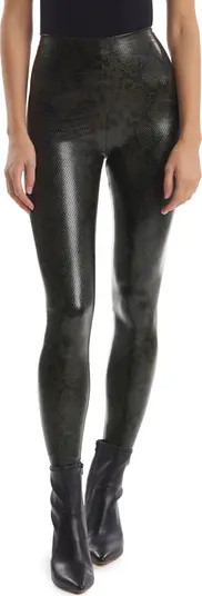 Reptile Embossed Faux Leather Leggings | Nordstrom