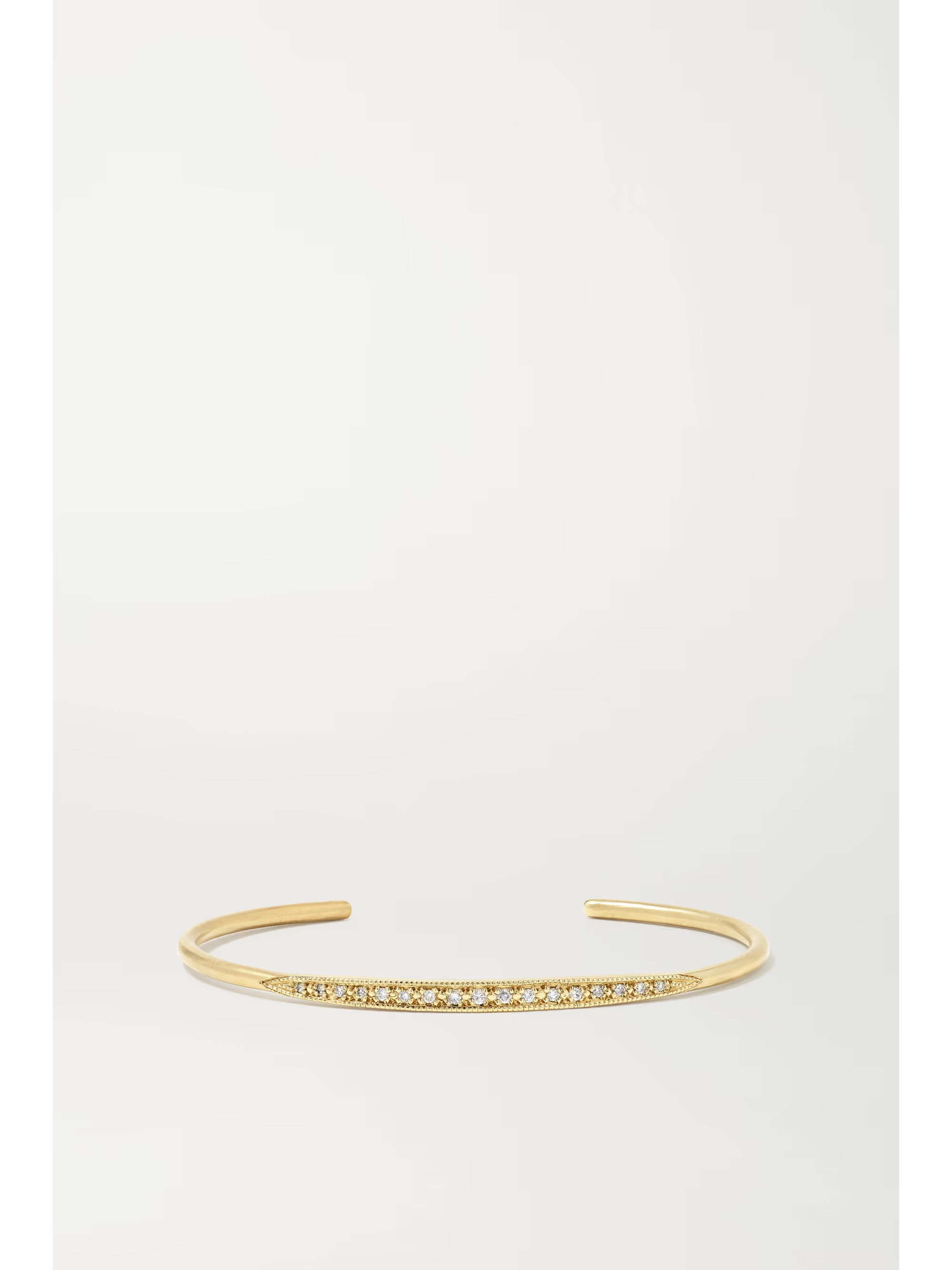14-karat gold diamond cuff | NET-A-PORTER (US)