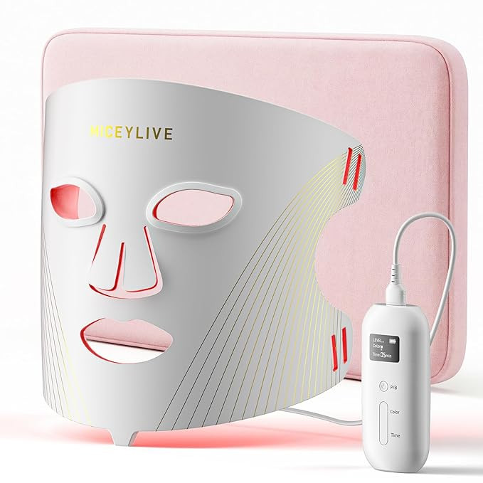Red Light Therapy for Face Mask, Blue Light Therapy for Acne, Gifts for Women, Wrinkle LED Face M... | Amazon (US)