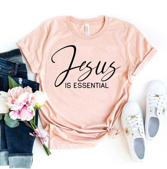 Jesus is Essential T-shirt God Tee Prayer Shirt Spiritual | Etsy | Etsy (US)