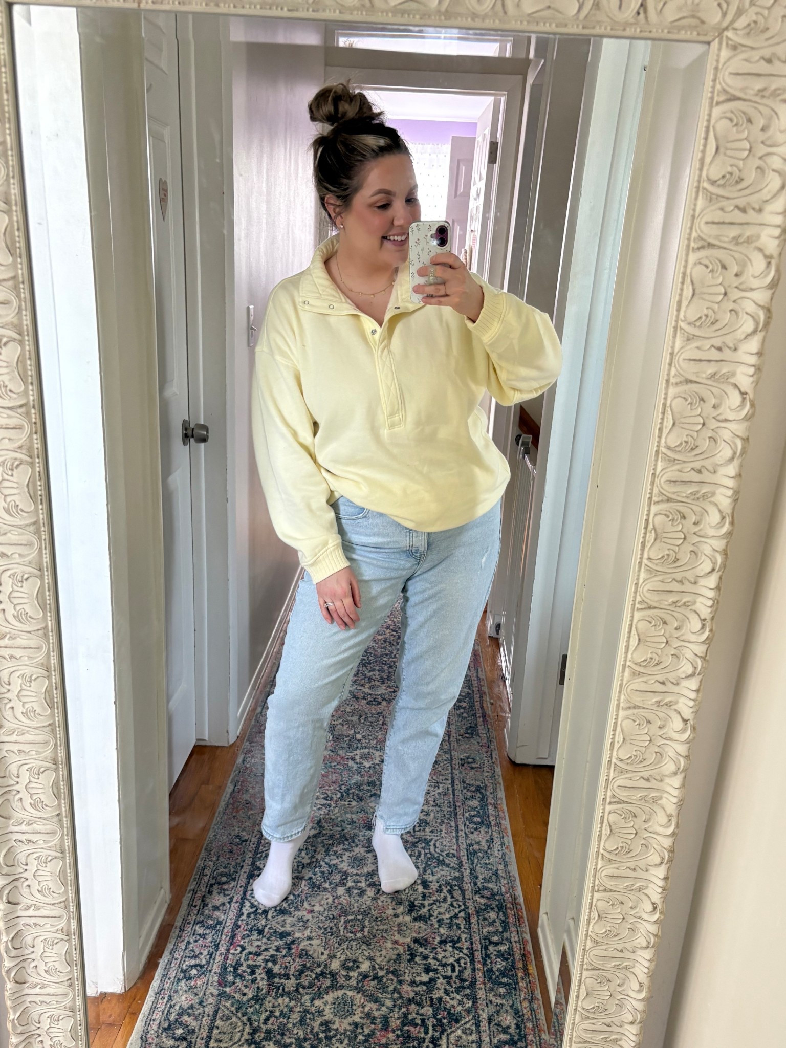 When you love it, you get it n all the colors. lol  

My absolute favorite sweatshirt is back and is some fun spring colors. I ordered the hot fuchsia color SO fast! 

Runs oversized. I grabbed mine in a small  

@Aerie 



#LTKMidsize #LTKootd #LTKSeasonal