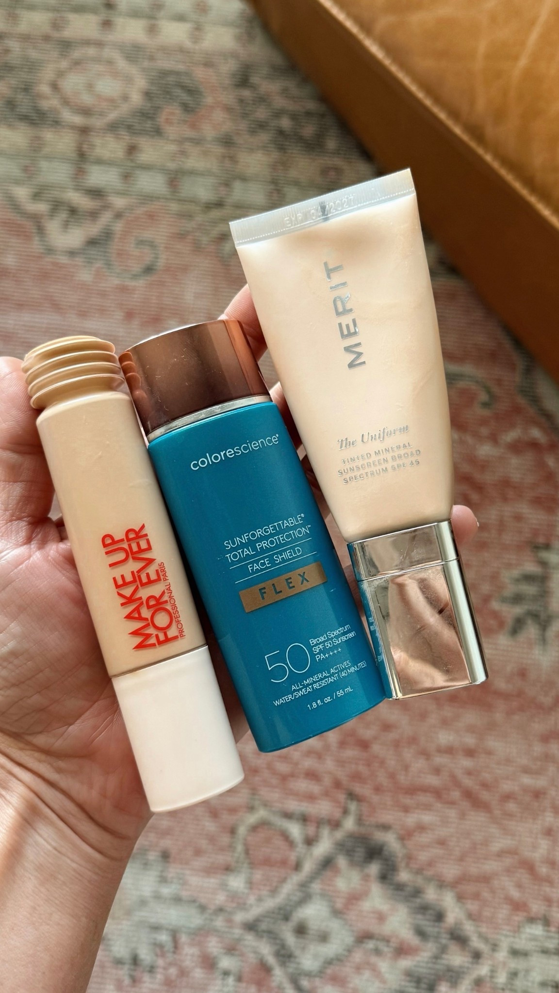 My favorite skin tints that gives a dreamy glow! 

I’m wearing a medium in colorscience, a level 4 in makeup forever, and level 24 in merit

#LTKFindsUnder50 #LTKBeauty #LTKStyleTip