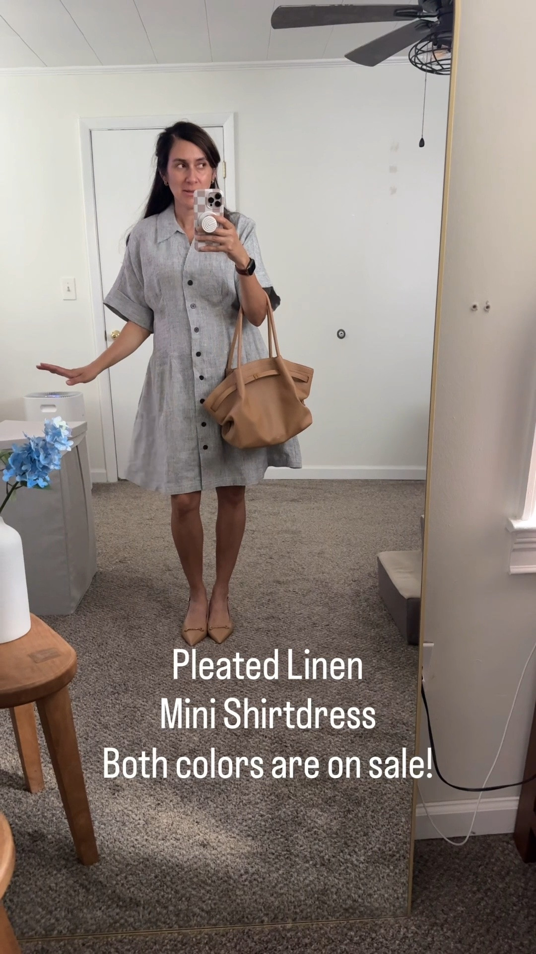 This linen shirt dress from Nordstrom is one of those effortless pieces you’ll wear on repeat and to the office. The relaxed silhouette, breathable fabric, and neutral color make it perfect for work, weekend brunch, travel days, and everyday summer outfits.

Paired with nude pumps and a classic tote for an elevated look. AND!!!! It’s currently on sale at Nordstrom.


Follow for more workwear ideas.
#madewell

#LTKootd #LTKOver40 #LTKWorkwear