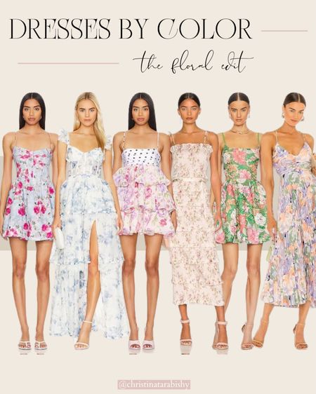 Spring Dresses: The floral edit 

#LTKstyletip #LTKSeasonal #LTKwedding