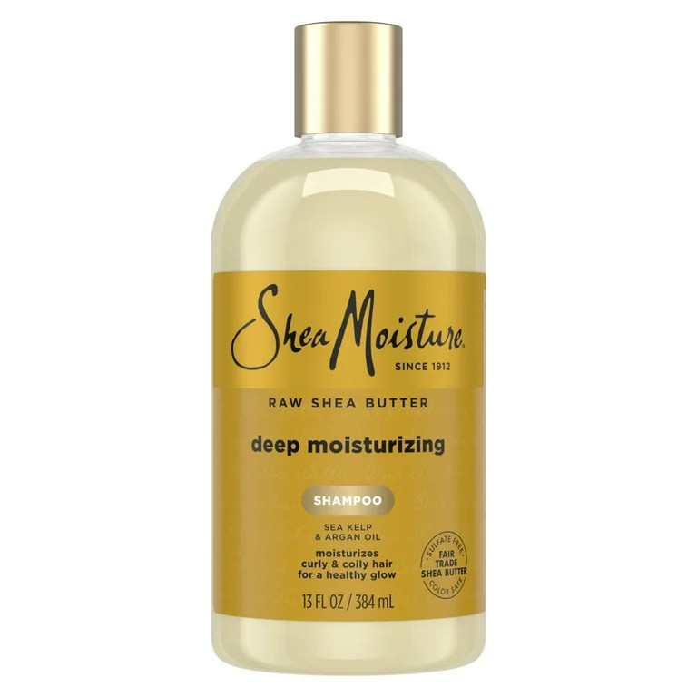 SheaMoisture Raw Shea Butter Deep Moisturizing Shampoo Raw Shea Butter, 13 oz | Walmart (US)