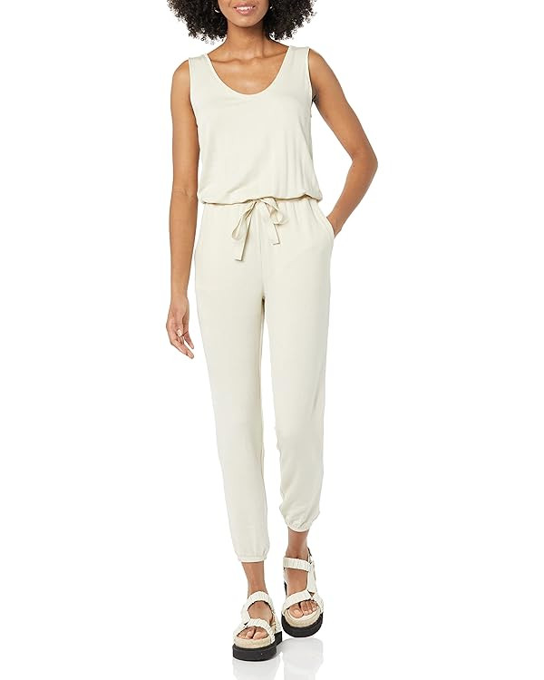 Daily Ritual Women's Supersoft Terry Sleeveless Scoopneck Jumpsuit | Amazon (US)