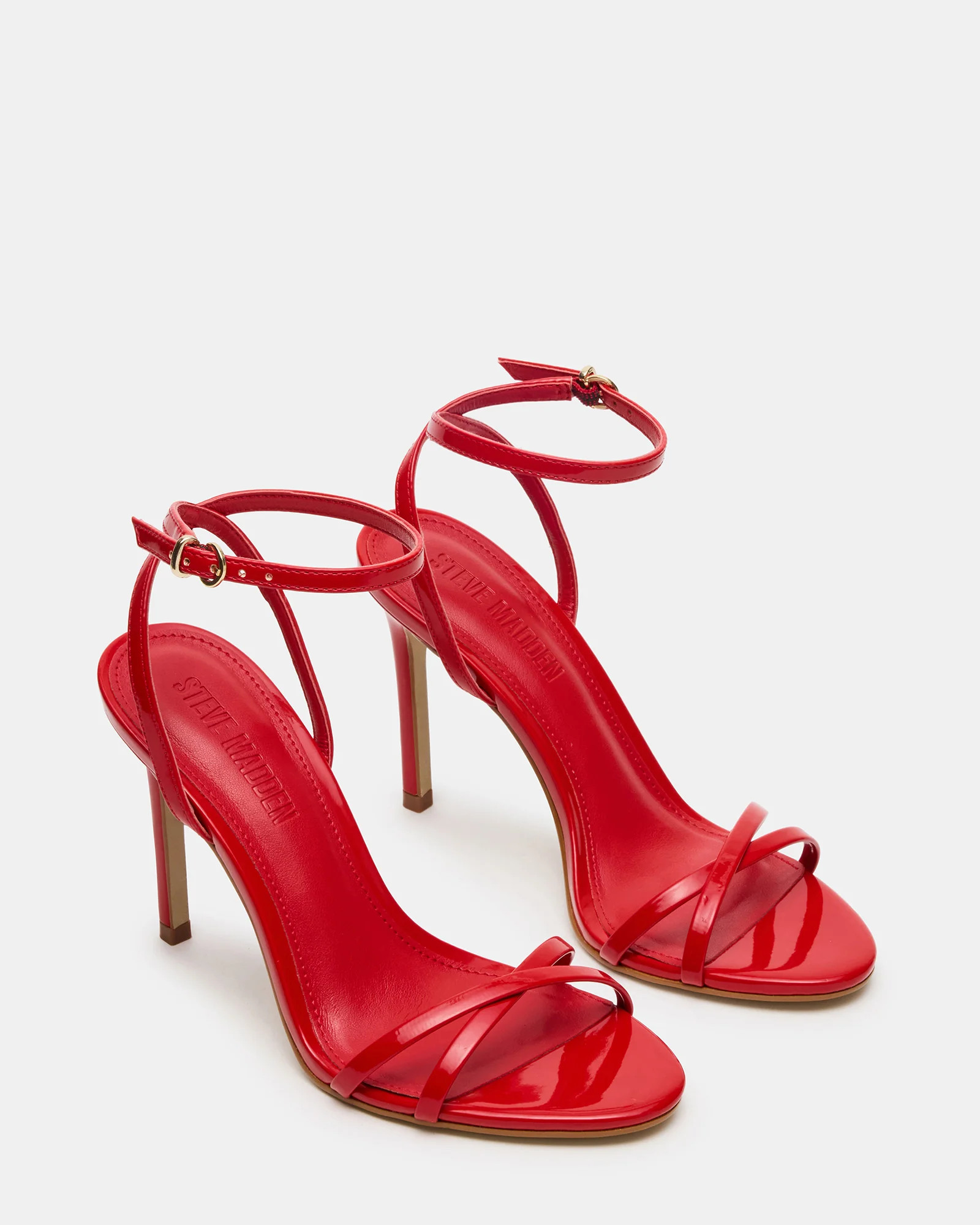 JYPSEY Red Patent Strappy Stiletto Women's Heel | Steve Madden (US)