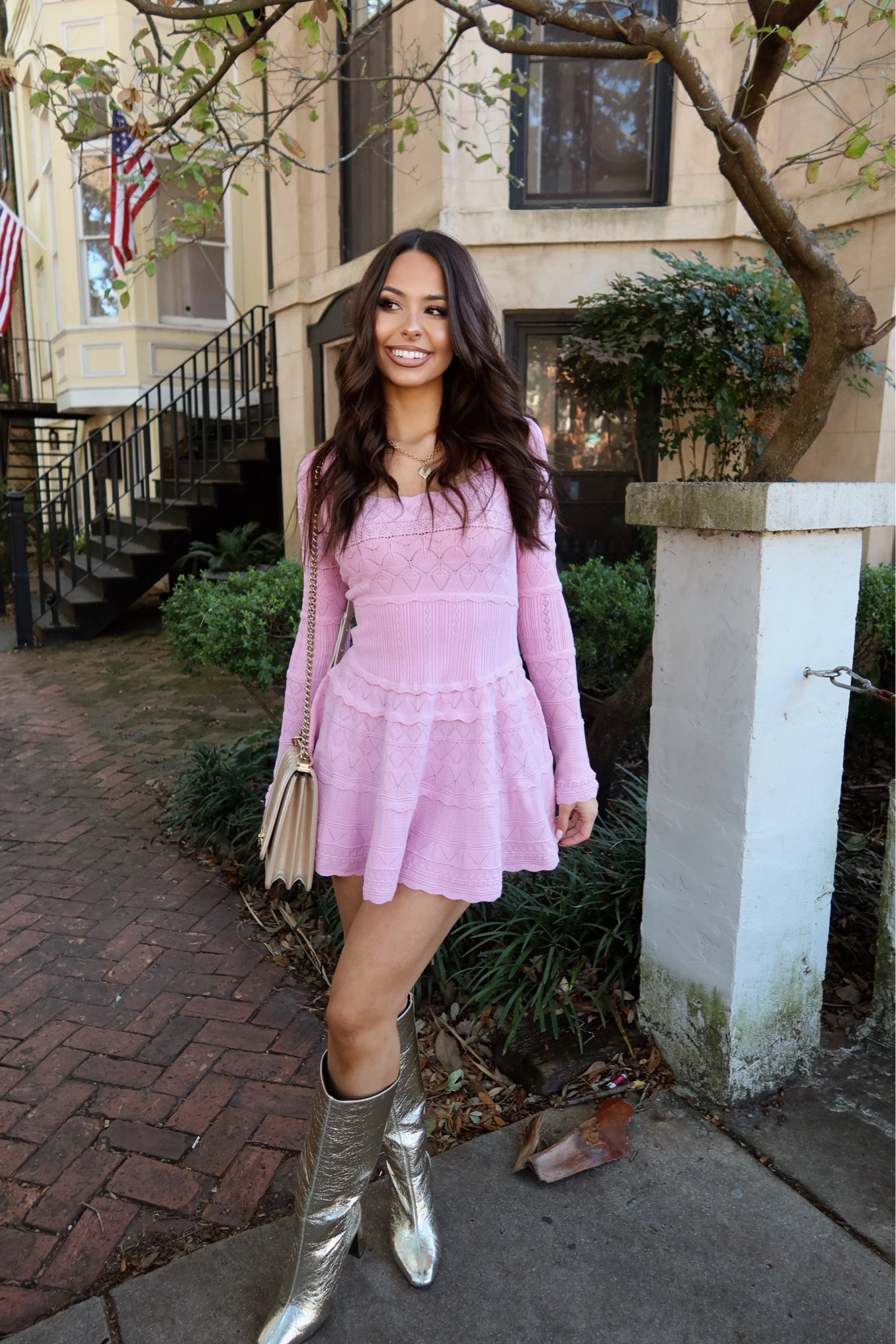 My favorite outfit from Savannah! This sweater dress is so flattering and cinches in the waist! 

#LTKGiftGuide #LTKCyberWeek #LTKHoliday