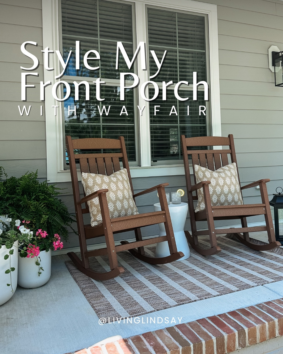 #ad My front porch has been empty for two years now and this spring felt like the perfect time to make a cozy and inviting front entrance! I scoured the internet and I found the perfect pieces at @wayfair! The best news is it’s time for Wayfair’s Memorial Day Clearance! You can find so many great pieces for your home at Up to 70% Off with Free & Easy Delivery on orders over $35* from May 16th through the 27th! #wayfair #wayfairpartner
Comment SHOP to get the links to this space sent directly to your inbox! And head to Wayfair to see more amazing deals for their Memorial Day Clearance event!




#LTKHome #LTKSeasonal #LTKSaleAlert
