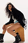 We The Free Fringe Out Vegan Suede Jacket | Free People (Global - UK&FR Excluded)