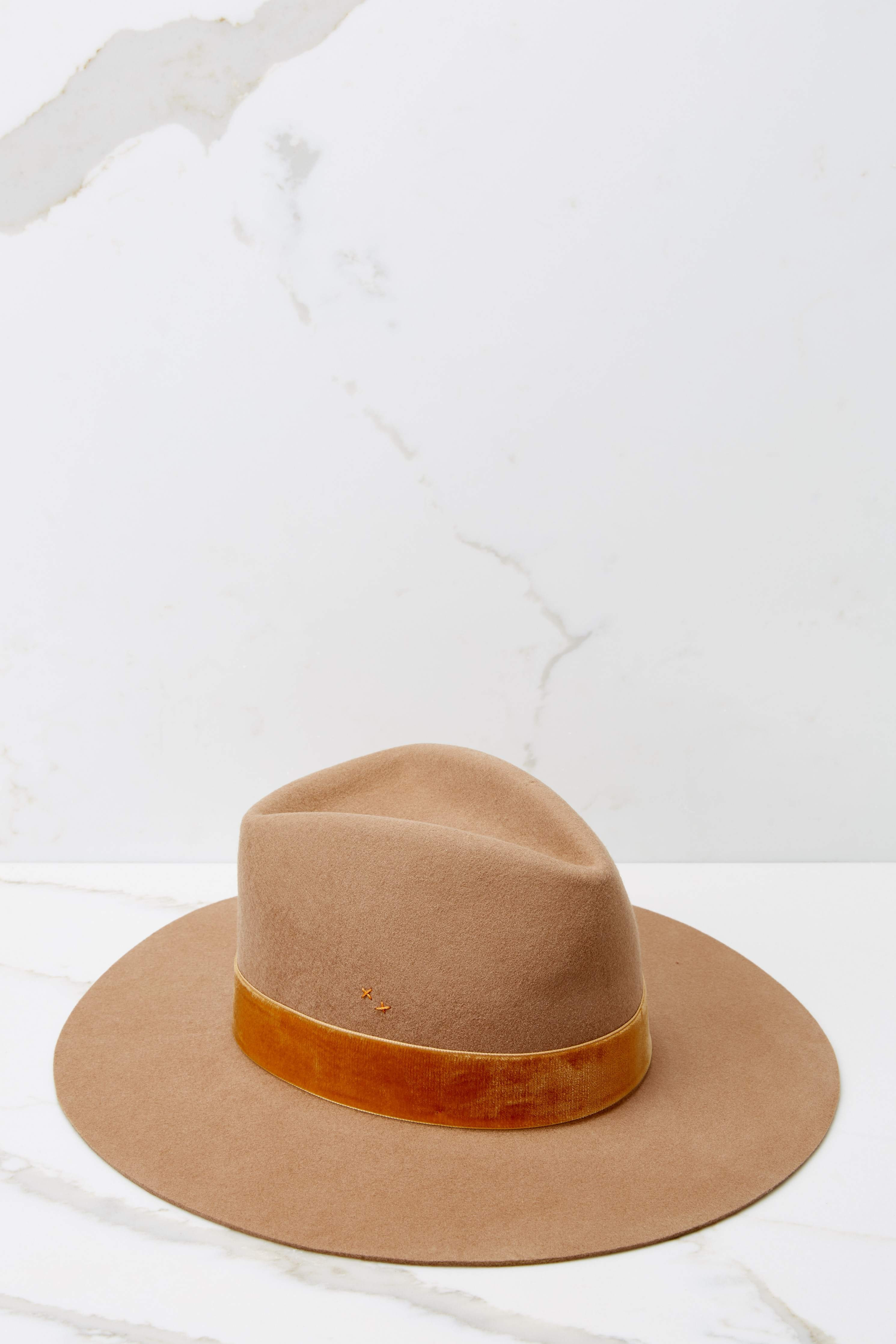 Benson Brown Tri Hat | Red Dress 