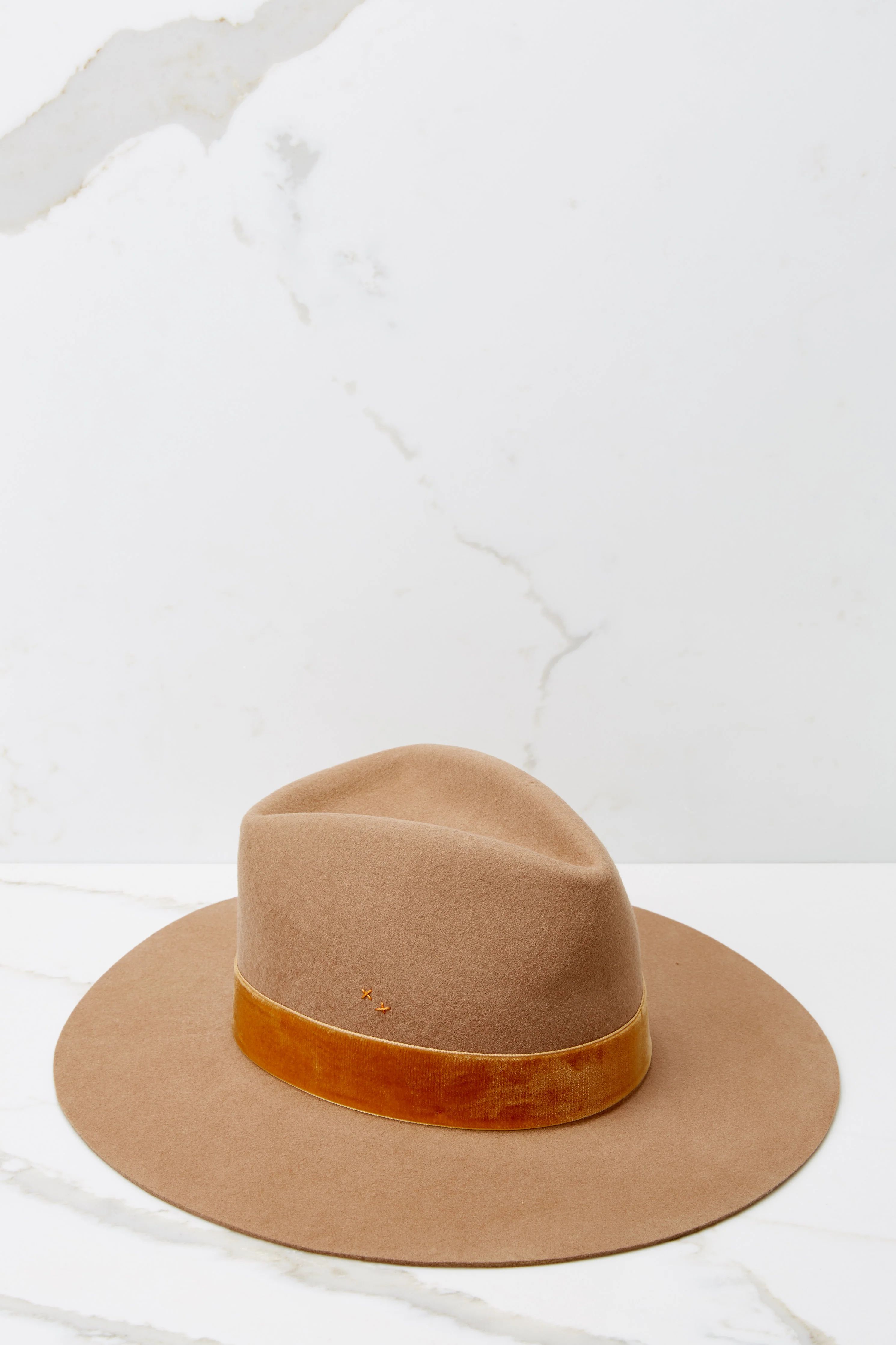 Benson Brown Tri Hat | Red Dress 