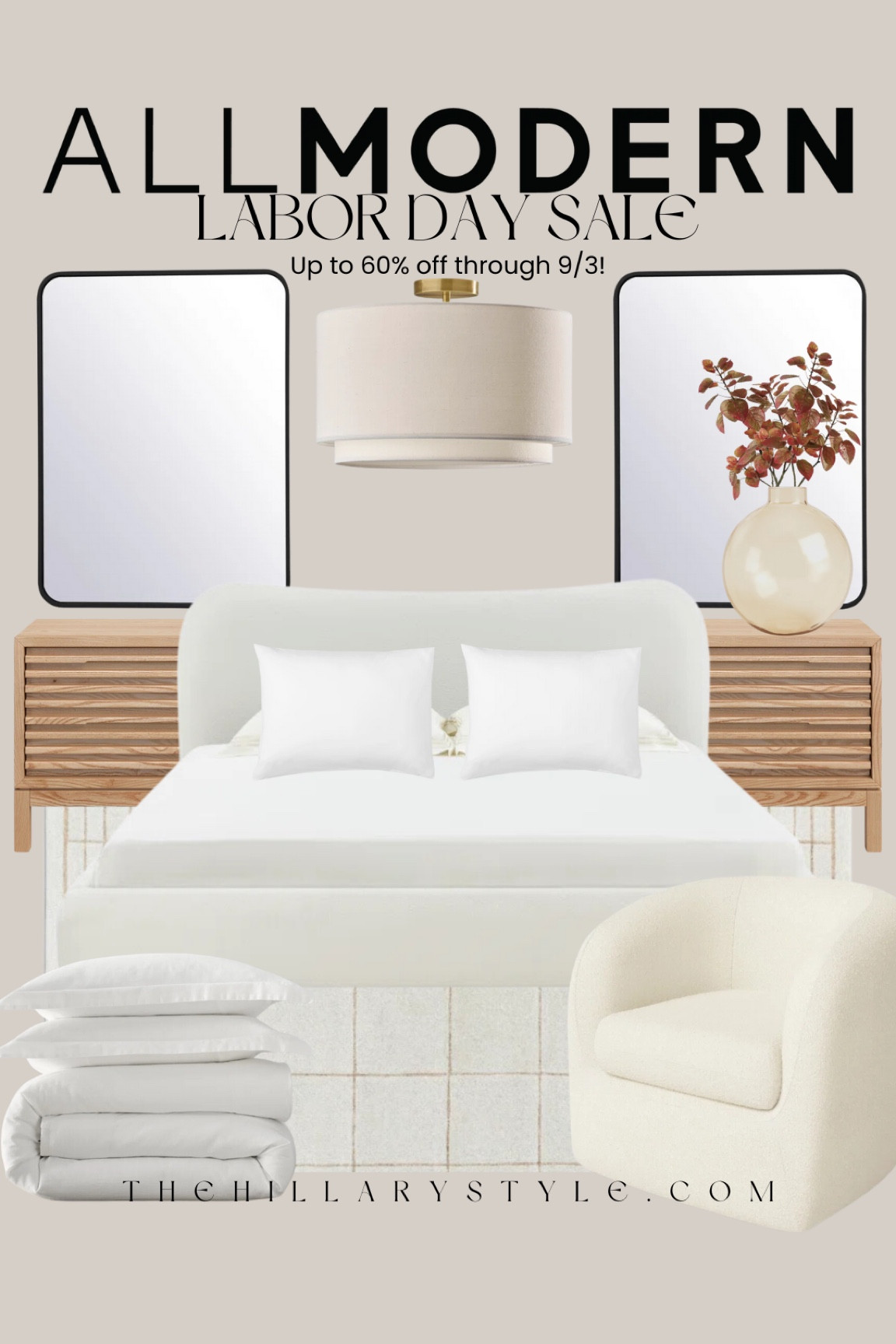 I’m so excited to be partnering with @AllModern to share some amazing sale finds for LABOR DAY! These beautiful pieces are amazing quality and I found so many items at an incredible price, available through 9/3. From staple furniture pieces, to decor accents, to bedding, AllModern’s LABOR DAY sale will have just what you need to give your home a refresh for the changing seasons! #allmodernpartner #modernmadesimple

@Shop.LTK #liketkit #homedecor #labordaysale #modernhome