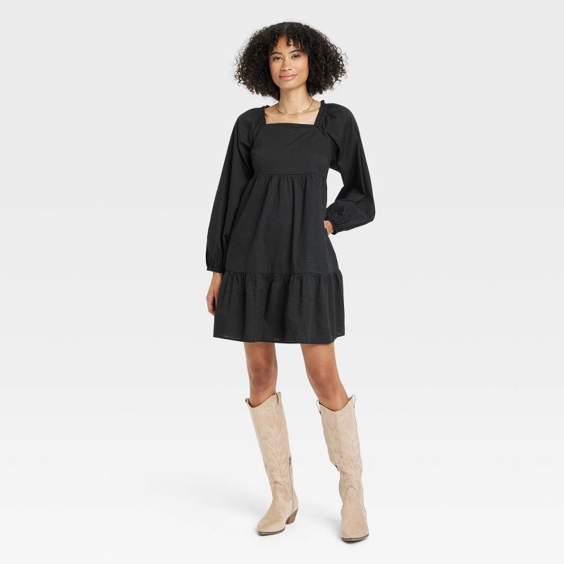 Women's Balloon Long Sleeve Shift Dress - Universal Thread™ | Target