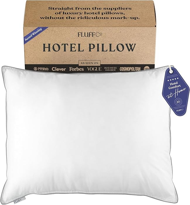 FluffCo Zen Fluff™ Pillows - Down Alternative - King Bed Pillow for Sleeping Made in USA - Luxu... | Amazon (US)
