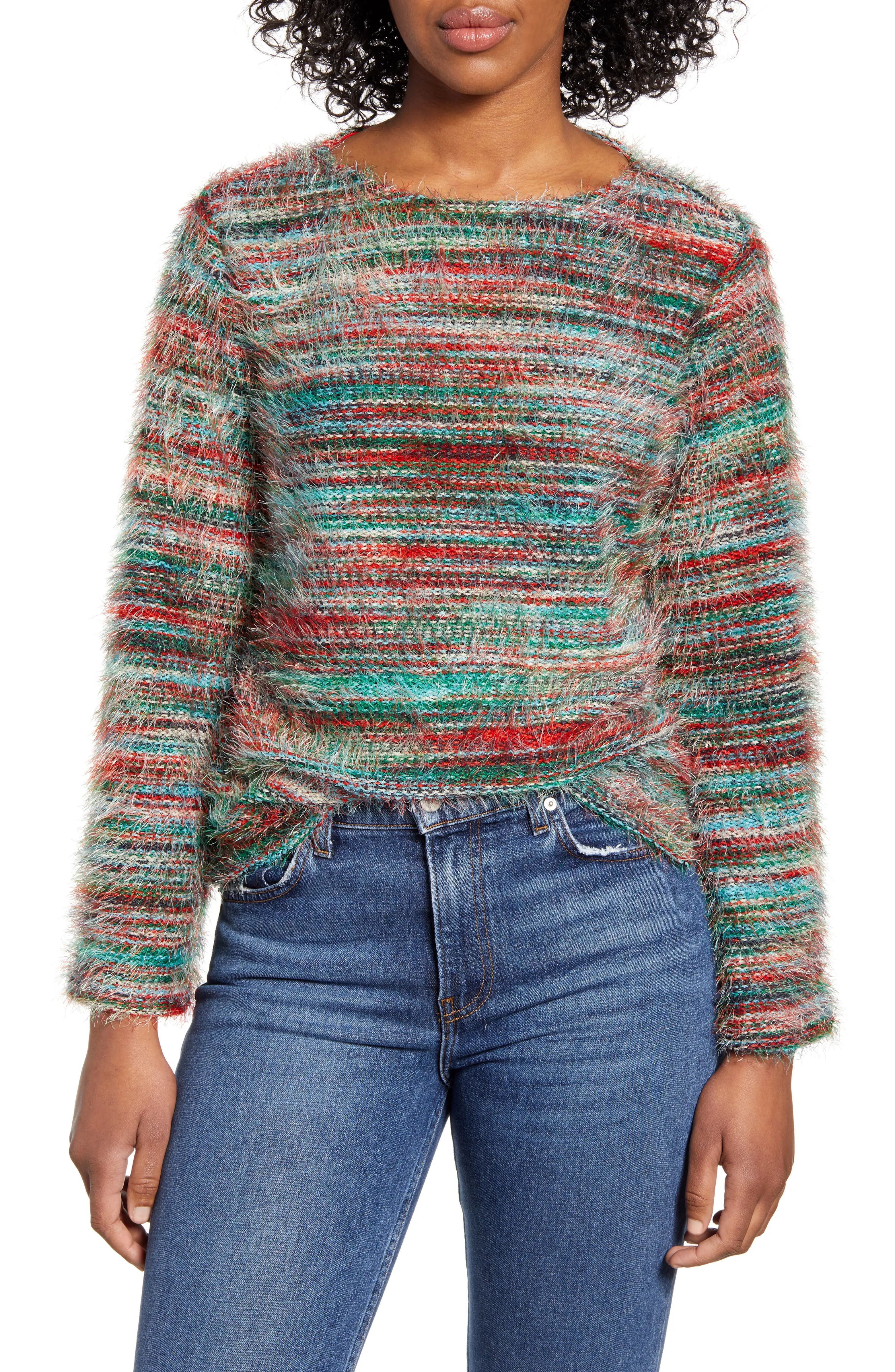 Space Dye Eyelash Sweater | Nordstrom