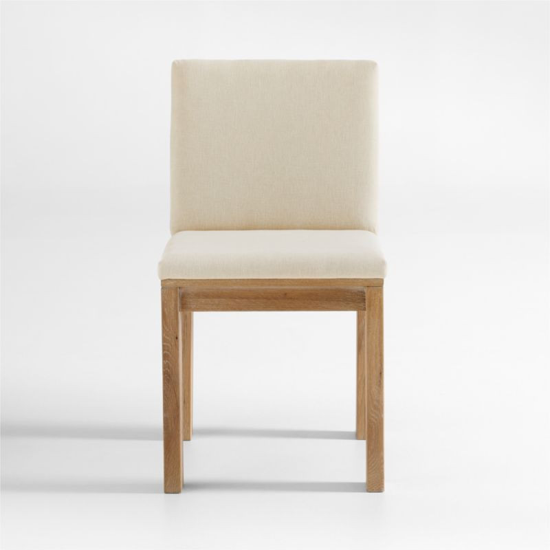 Terra Natural White Oak Solid Wood Dining Chair + Reviews | Crate & Barrel | Crate & Barrel