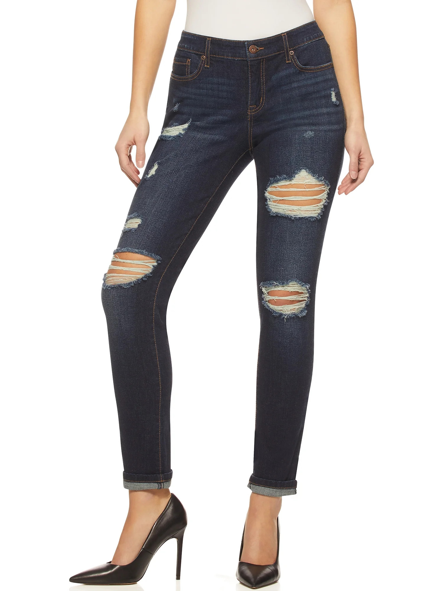 Sofia Jeans by Sofia Vergara Women’s Bagi Boyfriend Jeans - Walmart.com | Walmart (US)