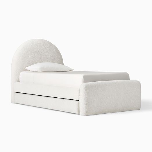 Elora Arched Upholstered Bed w/ Trundle | West Elm (US)