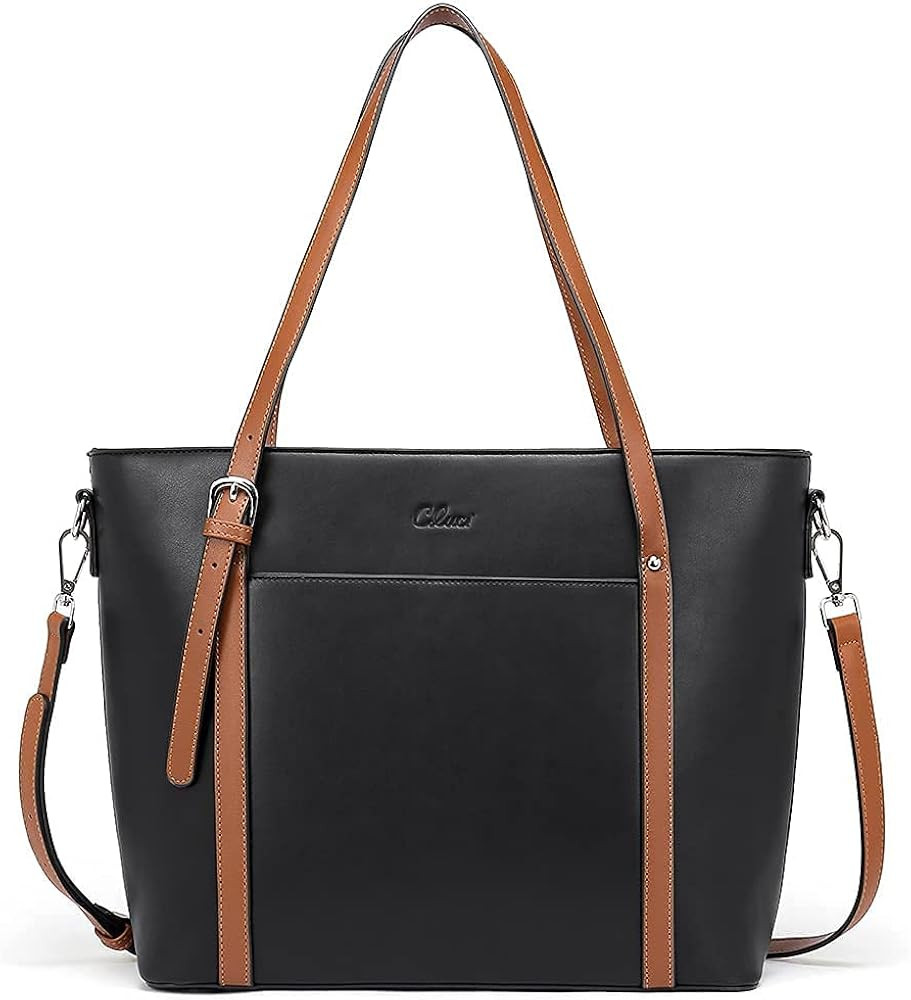 CLUCI Purses and Handbags for Women Vintage Leather Large Work Briefcase Tote Fashion Ladies Top Han | Amazon (US)