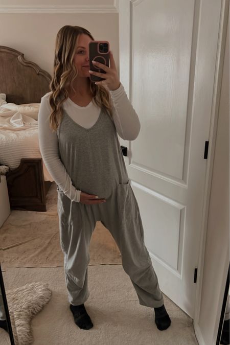My cozy go-to romper is now a must have for this pregnancy. 🙌🏼 it’s over sized already, but sized up to a Large for more bump room! 😍 I have it in black, grey, and military green, but it comes in 18 colors! 🤩

Romper, jumpsuit, bump outfit, pregnancy outfit ideas, cozy outfits, winter pregnancy outfit ideas, spring pregnancy outfit ideas

#LTKtravel #LTKfindsunder50 #LTKbump