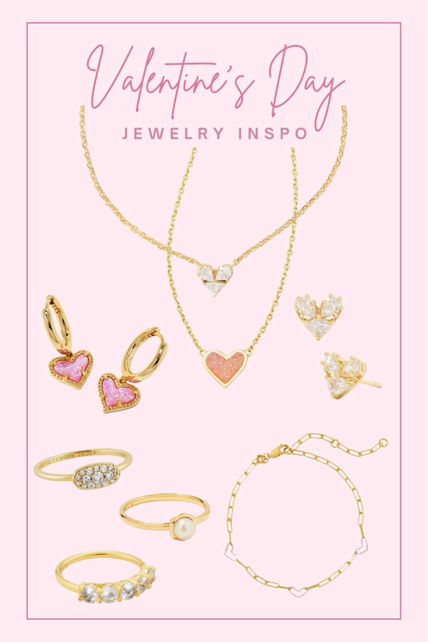 It's almost Valentine's
Day!! Here is the perfect accessories for Valentine's Day or Valentine’s Day. If you're looking for a gift these are perfect as well!!

#love #valentines #day #valentinesdaygift #valentinesday #beauty #jewelry #goldjewelry #style #trends #jewelrygram
#jewelrygift #giftguide #valentinesgift #trending #styleinspo #valentinesinspo #kendrascott #kendrascottjewerly 

#LTKstyletip #LTKGiftGuide #LTKMostLoved