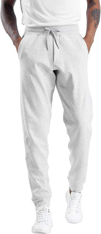 THE GYM PEOPLE Mens' Fleece Joggers Pants with Deep Pockets in Loose-fit Style | Amazon (US)