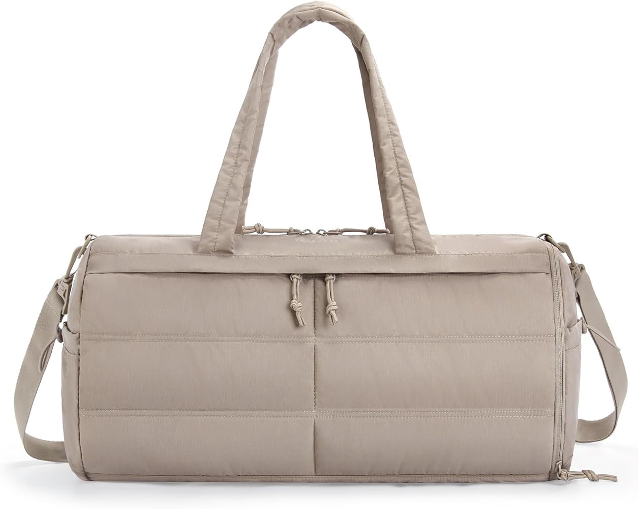 BAGSMART Puffer Gym Bag for Women, Lightweight Duffel Bag with Shoe Compartment, Weekender Bags w... | Amazon (US)