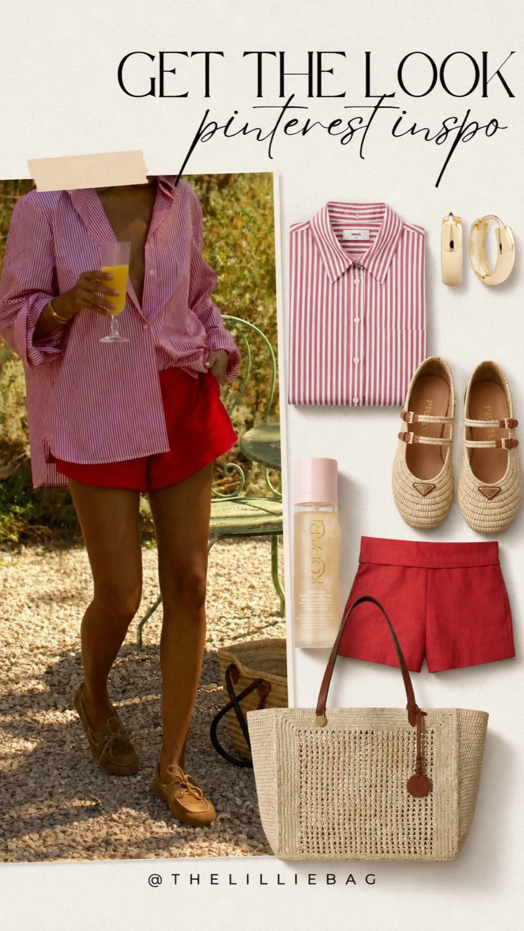 Pinterest inspo but make it elevated ❤️🤍 The red linen shorts + striped button down combo feels so effortless for summer dinners, lake days, and even the 4th of July. Styled it with woven flats, gold hoops, and the perfect raffia tote for that chic coastal looks! 



summer outfit, 4th of July outfit, linen shorts, striped button down, coastal chic, vacation outfit, resort style, woven flats, raffia tote, summer fashion, chic neutrals, elevated casual, lake outfit

#LTKgrwm #LTKSeasonal #LTKSaleAlert