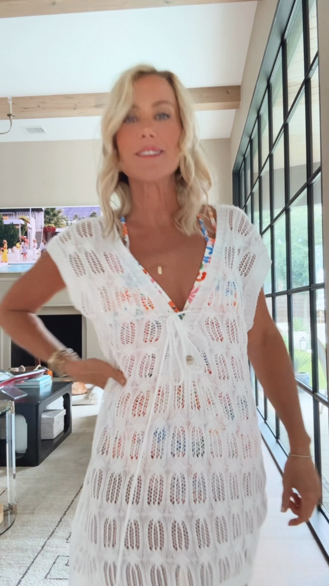 Throw on this darling little coverup and you’re ready to go from beach to lunch!
Swim: small
Coverup: medium

#LTKootd #LTKSeasonal #LTKOver40
