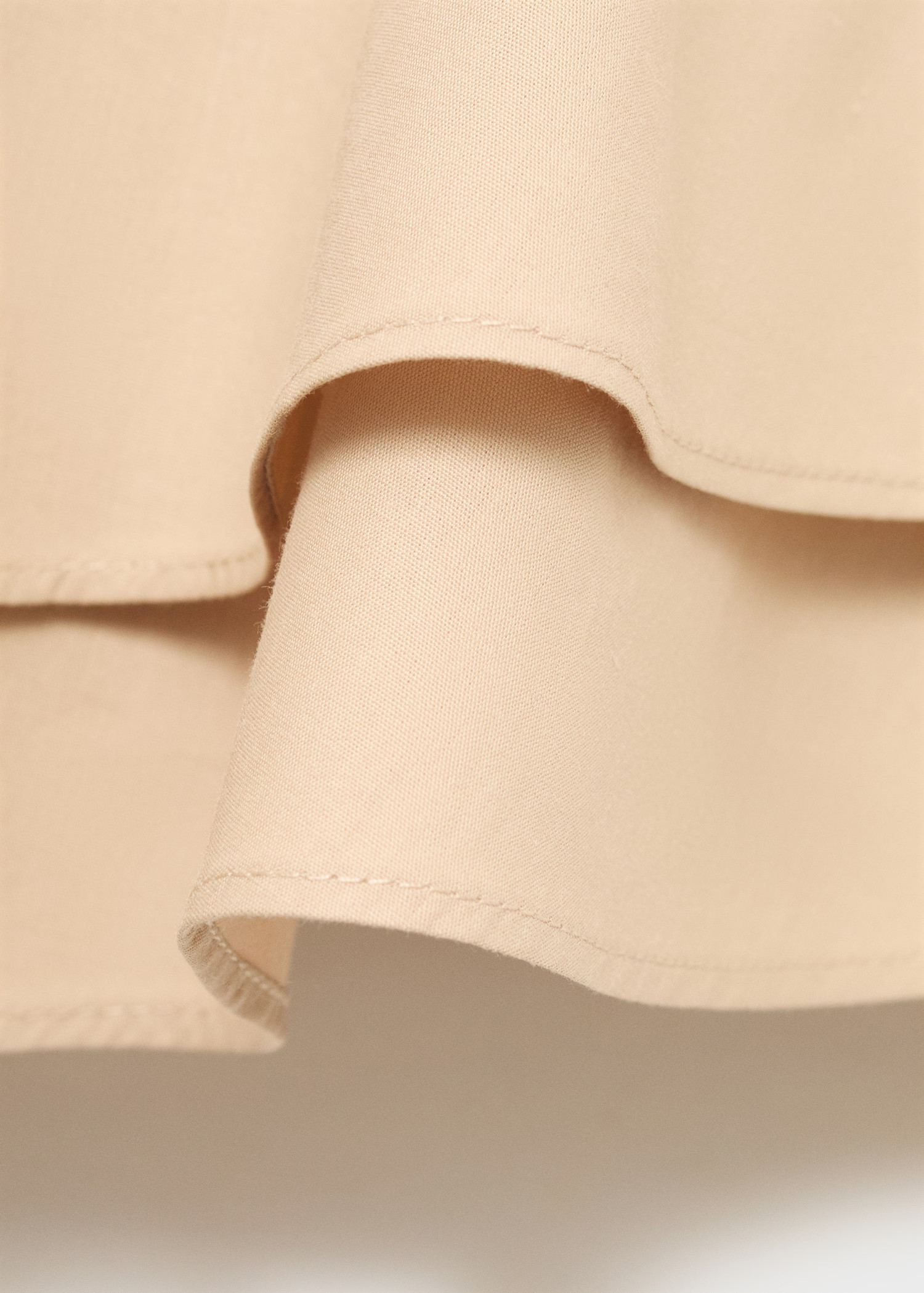 Strapless top with ruffles - Women | MANGO United Kingdom | MANGO (UK)