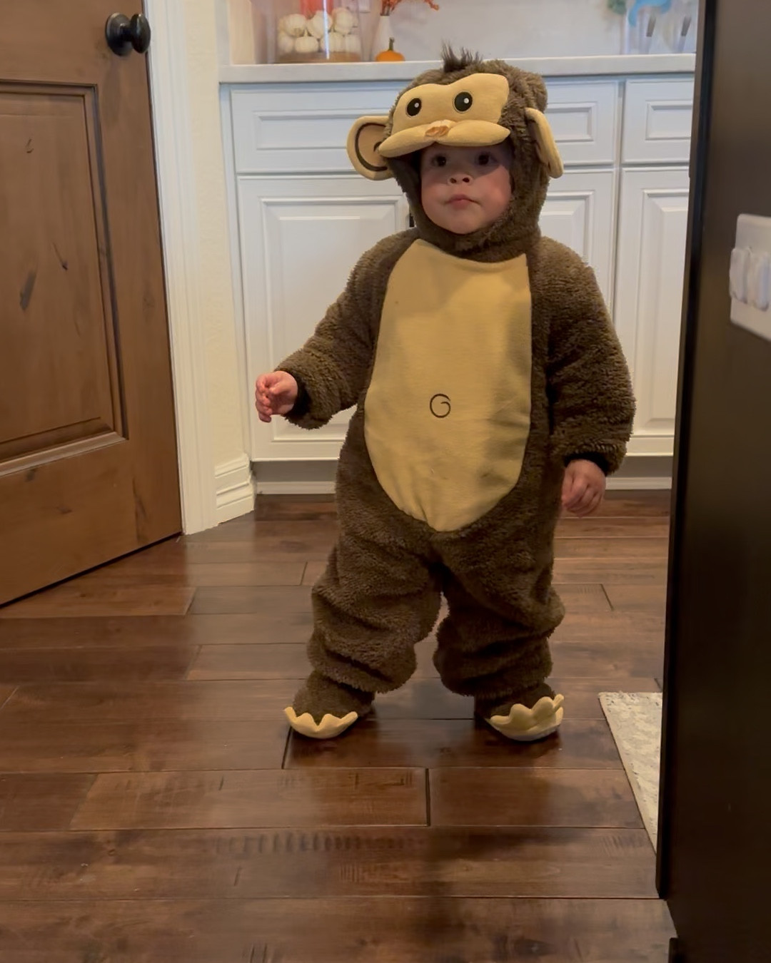 Our little monkey’s first time trick or treating 

#LTKKids #LTKFamily #LTKHalloween