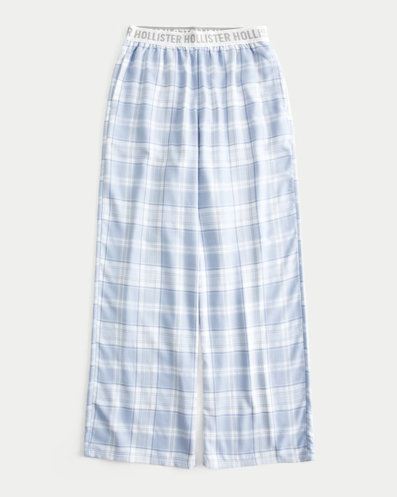 Ultra High-Rise Wide-Leg 24/7 Pajama Pants | Hollister (US)