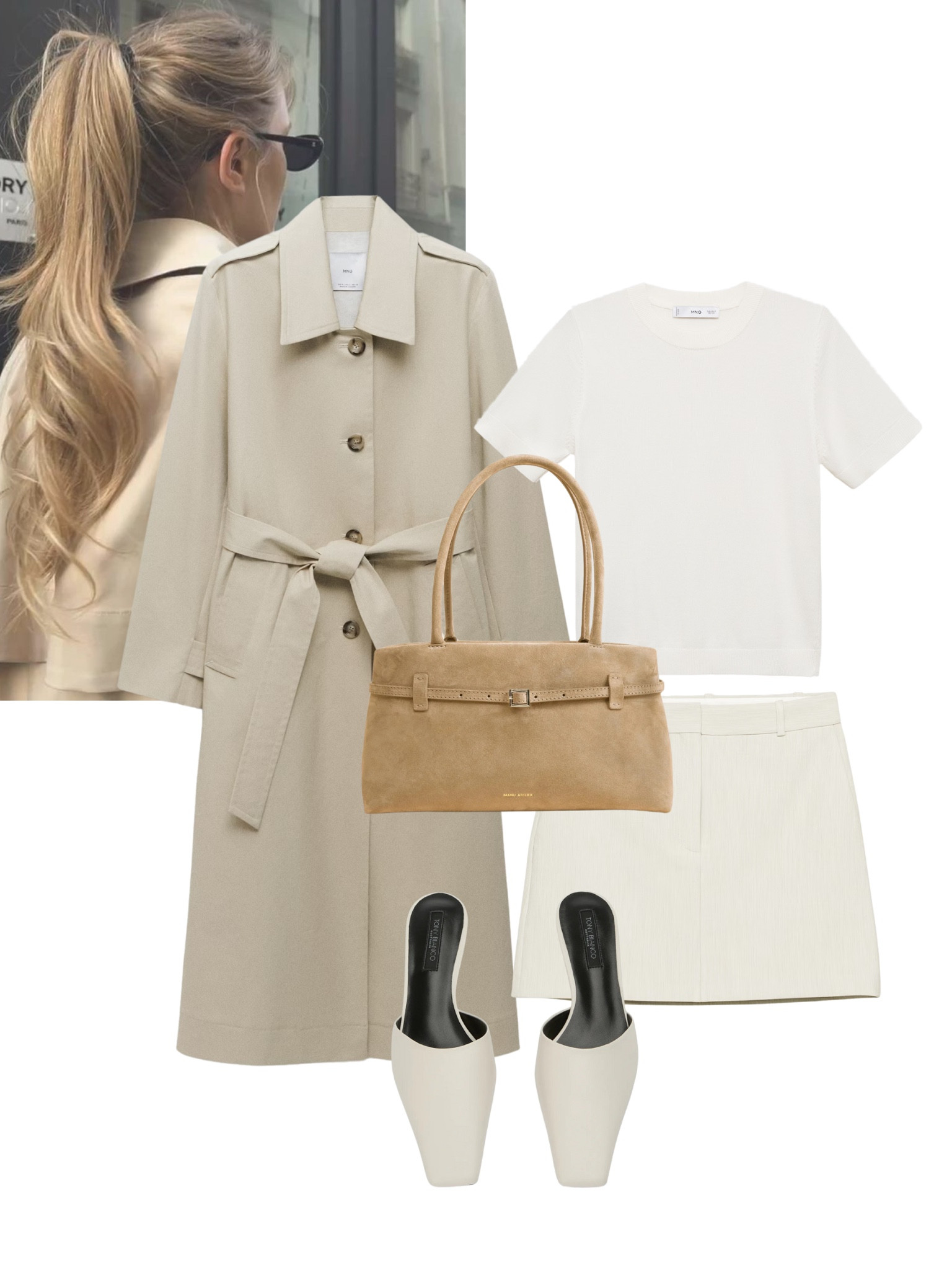 Monochrome spring look🤍