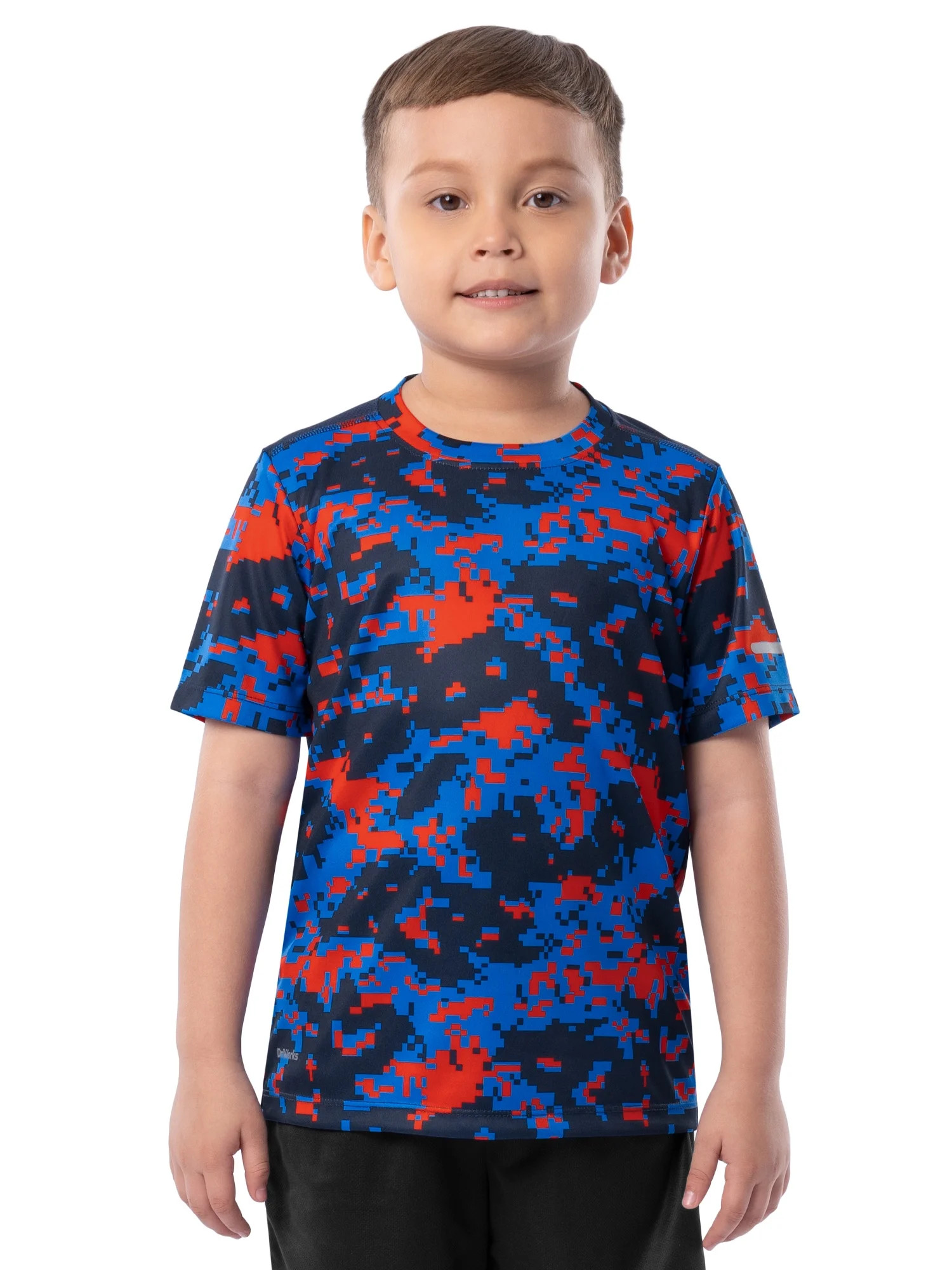 Athletic Works Boys Short Sleeve Core Active T-Shirt, Sizes 4-18 & Husky | Walmart (US)