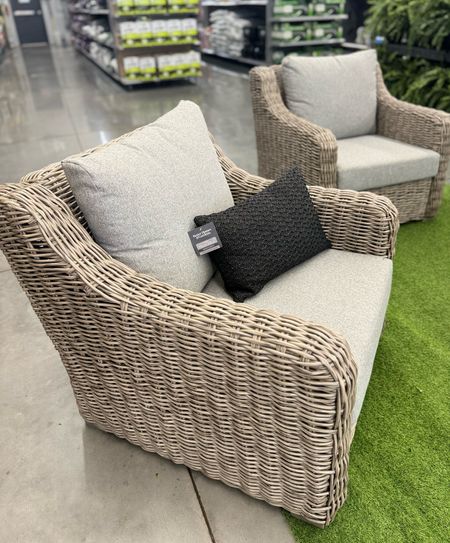 New Walmart Better Homes & Gardens Bellamy 2-Pack Outdoor Club Lounge Chairs Gray Cushions with Patio Cover! 😍 comes in other combinations with love seat and more chairs. 

Outdoor chairs 
Walmart patio set 
Patio furniture
Bellamy

#LTKhome #LTKSeasonal
