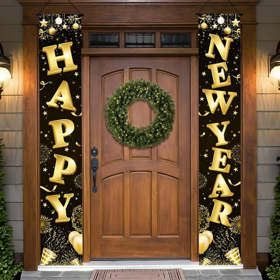 KatchOn, XtraLarge Happy New Year Door Banner - 72x12 Inch | Happy New Year Banner for New Years ... | Amazon (US)